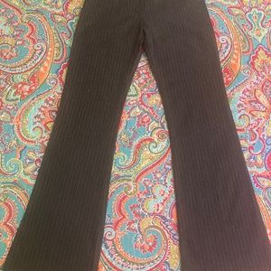Y2K Low-rise Bootcut Grey Pinstripe Pants Size M